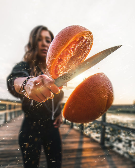 Damascus Chef Knife with a Sharp Steel Blade Completes 200 Amazon Reviews