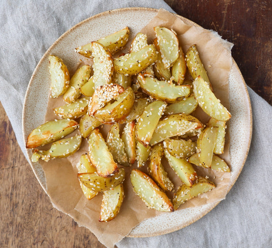 Baked Sesame Potatoes Recipe
