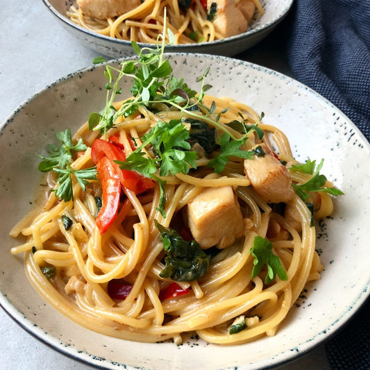 Creamy Chicken Pasta with Spinach Recipe