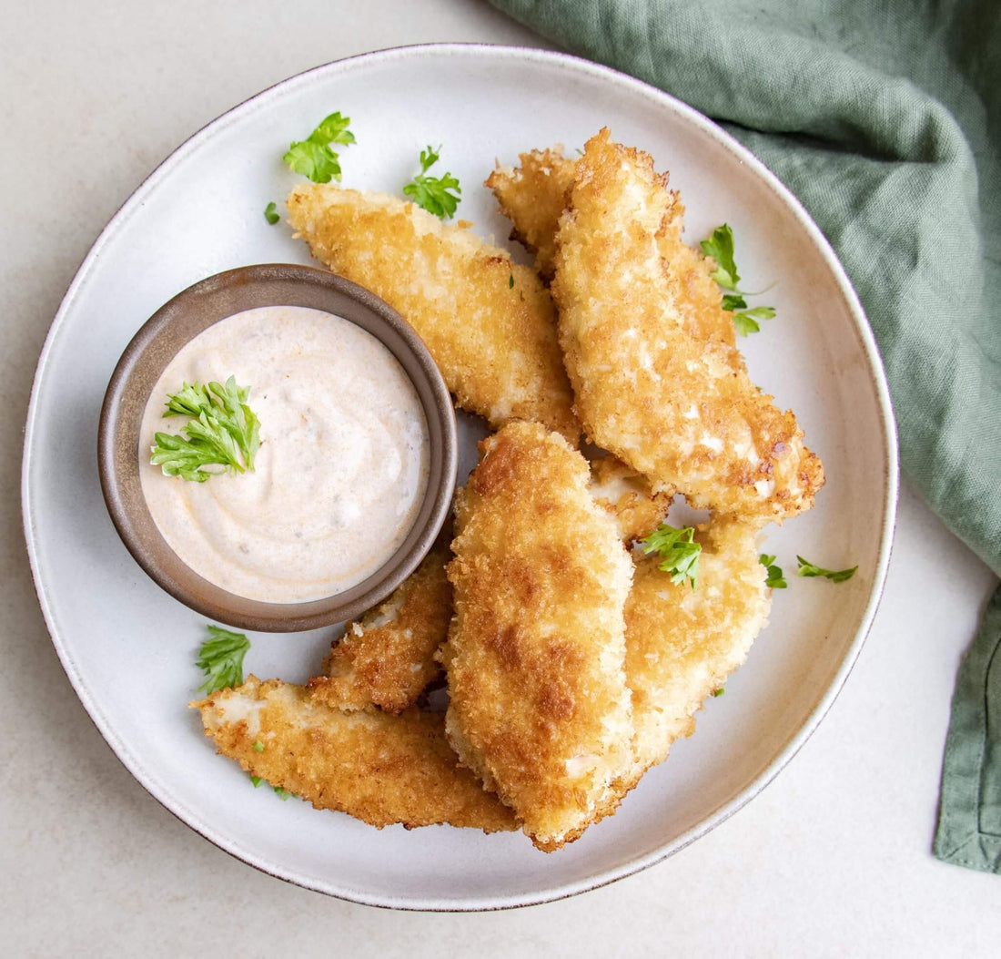 Crispy Chicken Sticks with Chili Dip Recipe