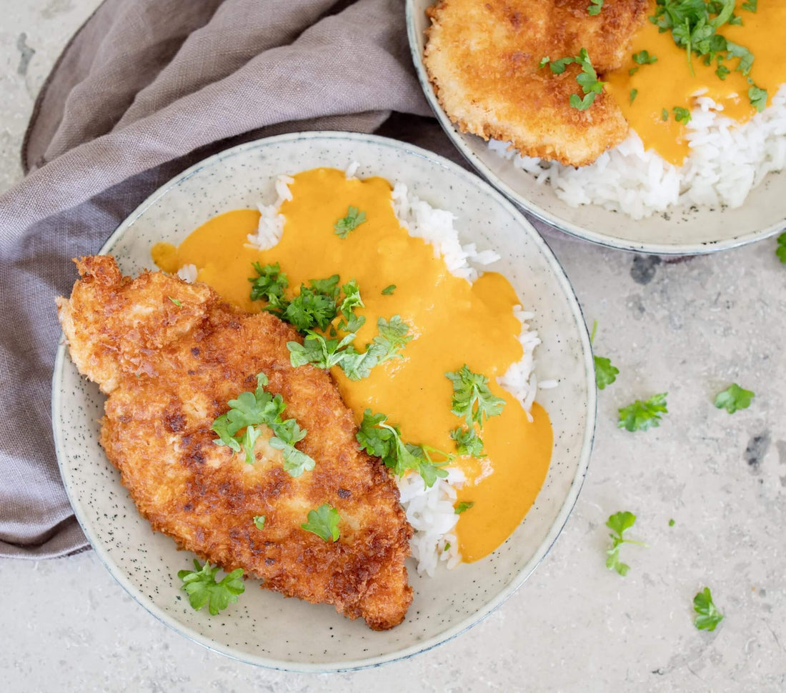 Crispy Chicken with Vegetable Sauce Recipe