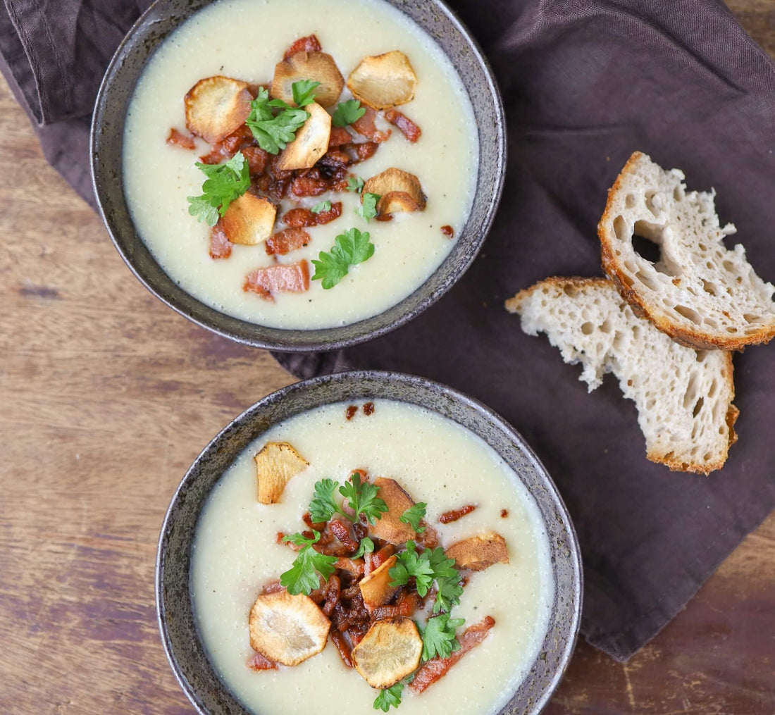 Jerusalem Artichoke Soup with Bacon Recipe