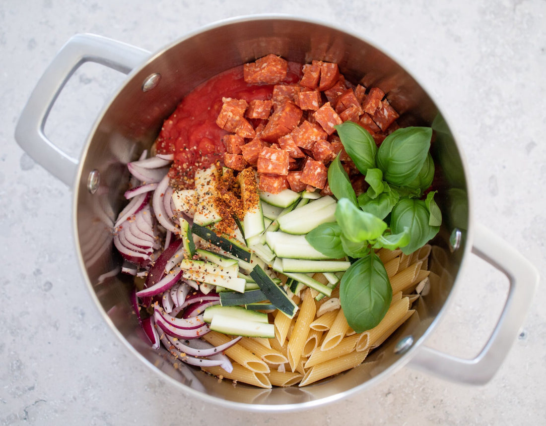 Easy One Pot Pasta with Chorizo Recipe
