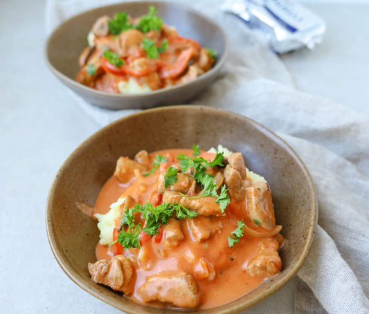 One-Pot Paprika Tenderloin with Mashed Potatoes Recipe