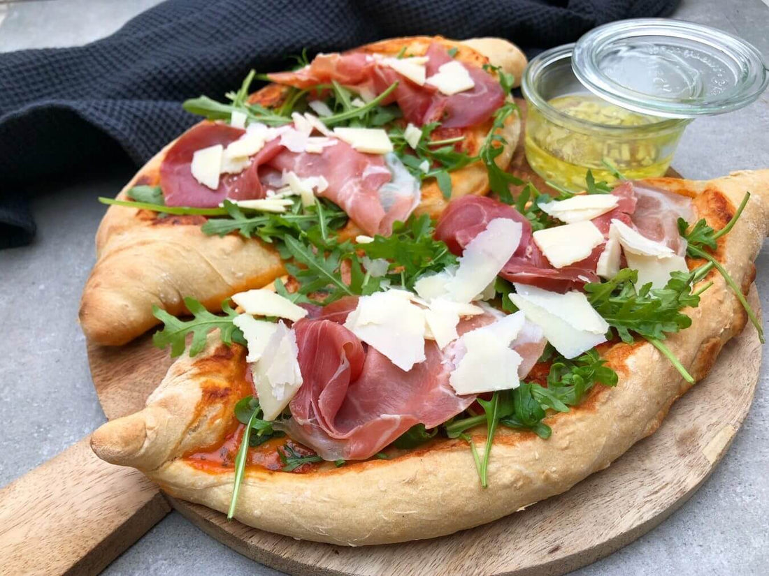 Peinirli with Serrano Ham and Rucola Recipe