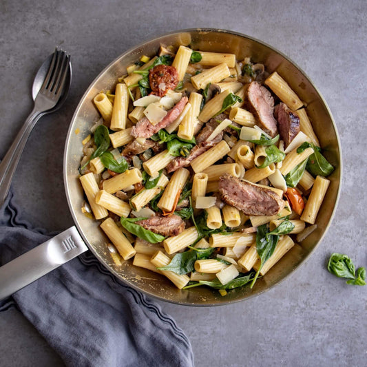 Easy pasta with meat recipe