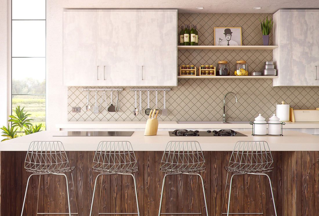 What are the materials used for kitchen knives?