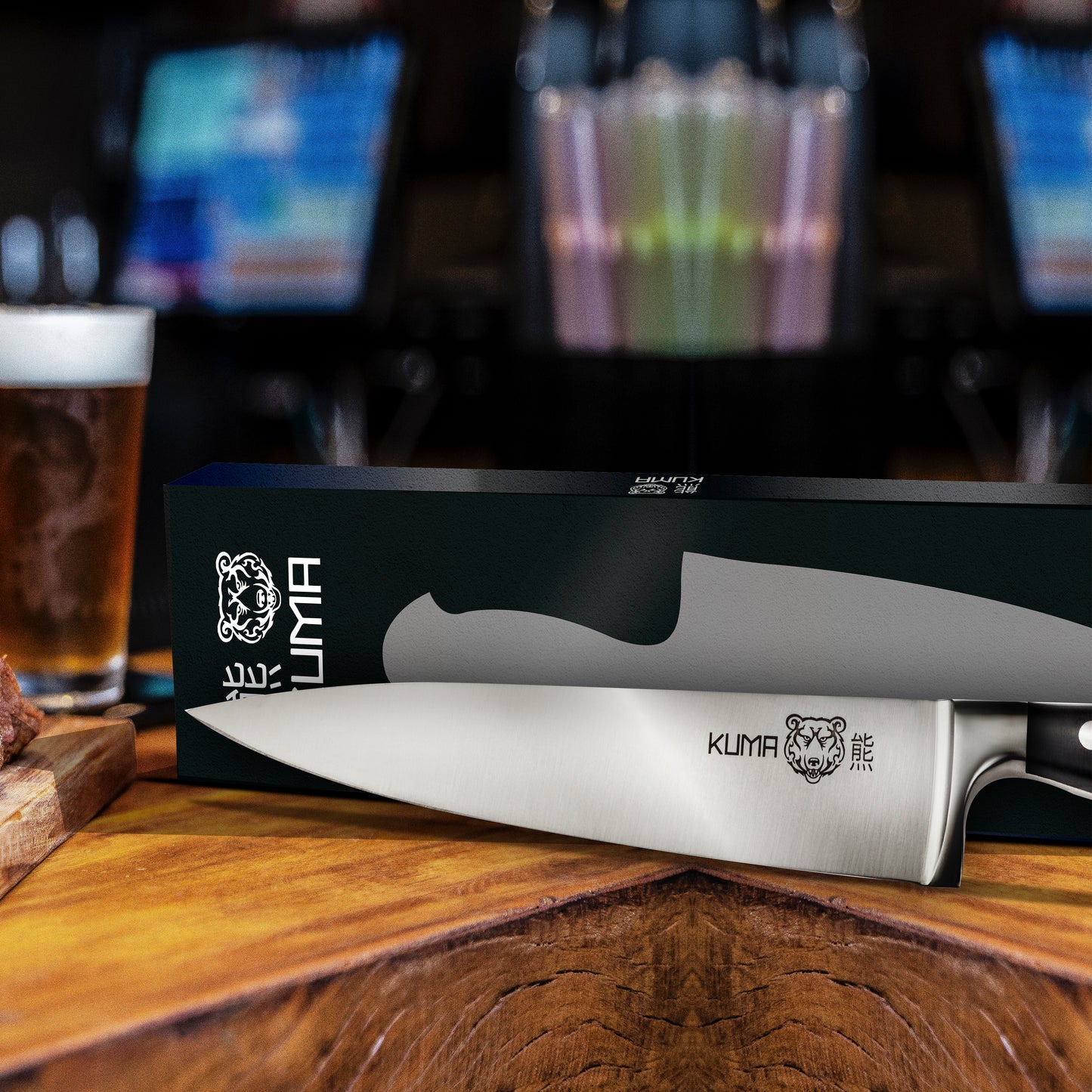 KUMA Multi-Purpose Chef's Knife 8" Classic - Razor Sharp Out The Box