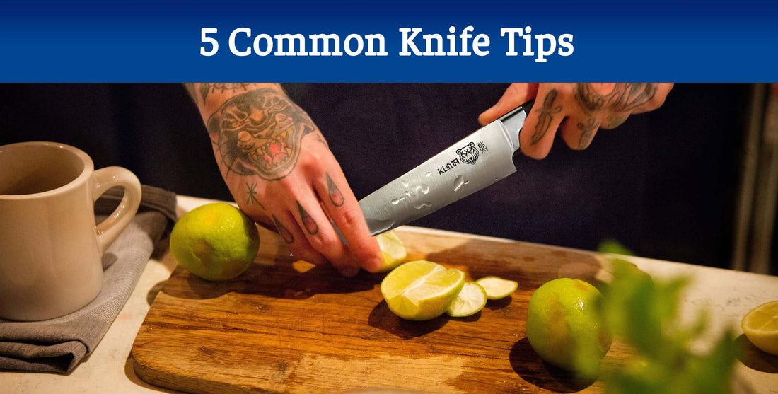 5 easy and helpful kitchen knife tips to improve longevity of chef's knife blade as well as your own safety