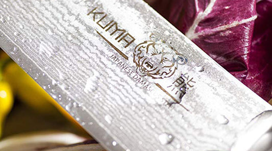 KUMA's Professional Damascus Steel Knife Makes Kitchen Tasks a Breeze