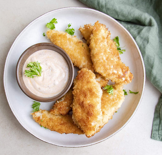 Crispy Chicken Sticks with Chili Dip Recipe