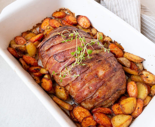 Danish Meatloaf in Bacon Wrap (Forloren Hare) Recipe