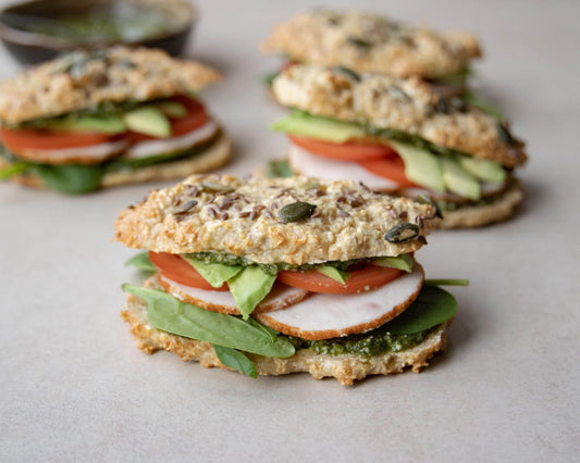 World's easiest bread to bake for an amazing protein chicken sandwich