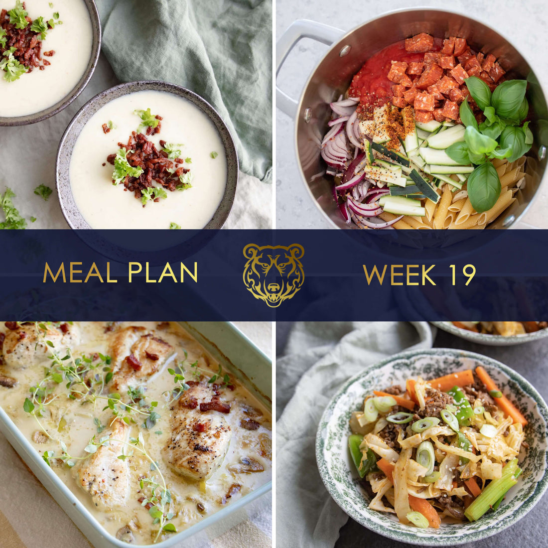 Easy Dinners with KUMA Meal Plan and Budget-Friendly Grocery List for Week 19