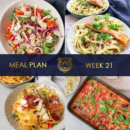 KUMA Meal Plan and Grocery List for Week 21
