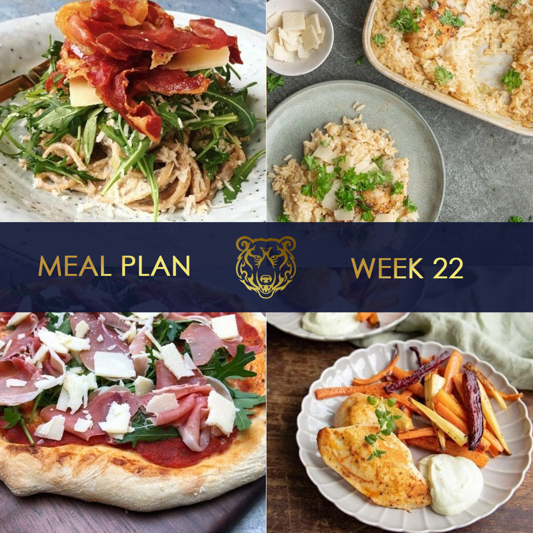 KUMA Meal Plan and Grocery List for Week 22