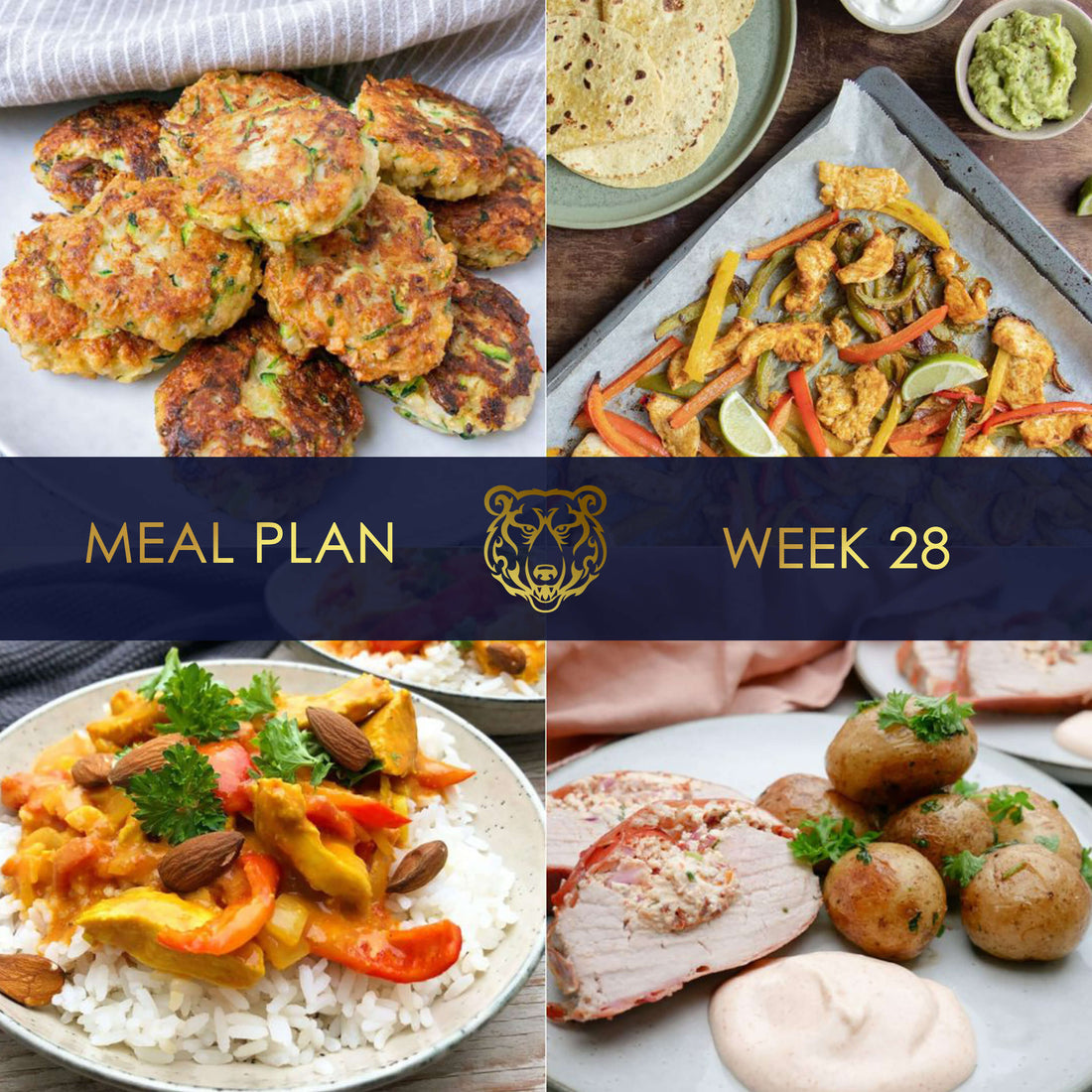 KUMA Meal Plan and Grocery List for Week 28
