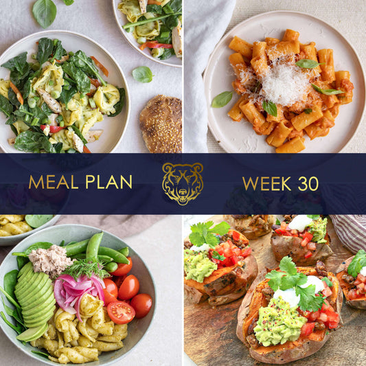 Easy Dinner Recipes with KUMA Meal Plan & Grocery List for Week 30