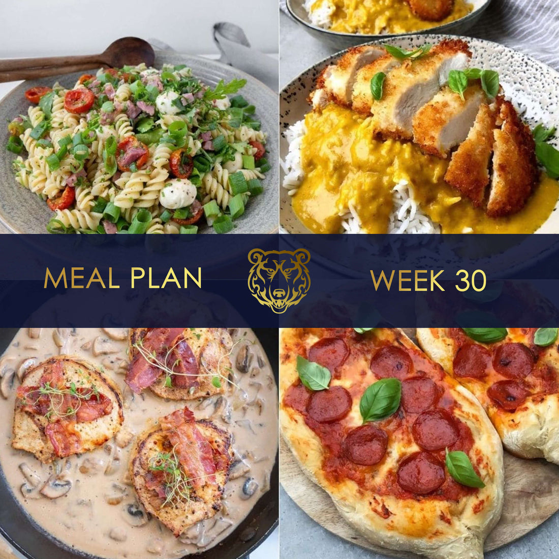 KUMA Meal Plan and Grocery List for Week 30