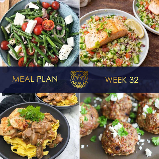 KUMA Meal Plan and Grocery List for Week 32