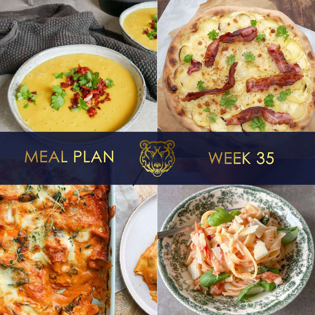 KUMA Meal Plan and Grocery List for Week 35
