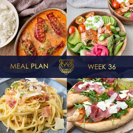 KUMA Meal Plan and Grocery List for Week 36