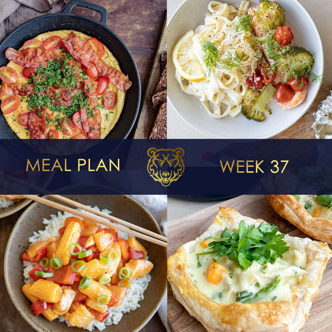 KUMA Meal Plan and Grocery List for Week 37