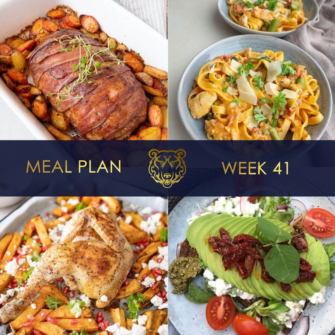 KUMA Meal Plan and Grocery List for Week 41