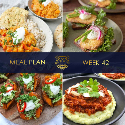 KUMA Meal Plan and Grocery List for Week 42