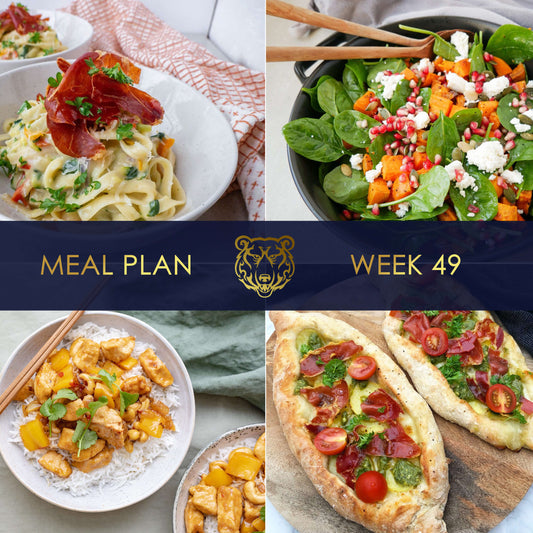 KUMA Meal Plan and Grocery List for Week 49