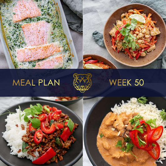 KUMA Meal Plan and Grocery List for Week 50