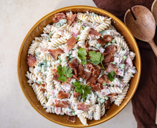 Pasta Salad with Peas and Bacon Recipe
