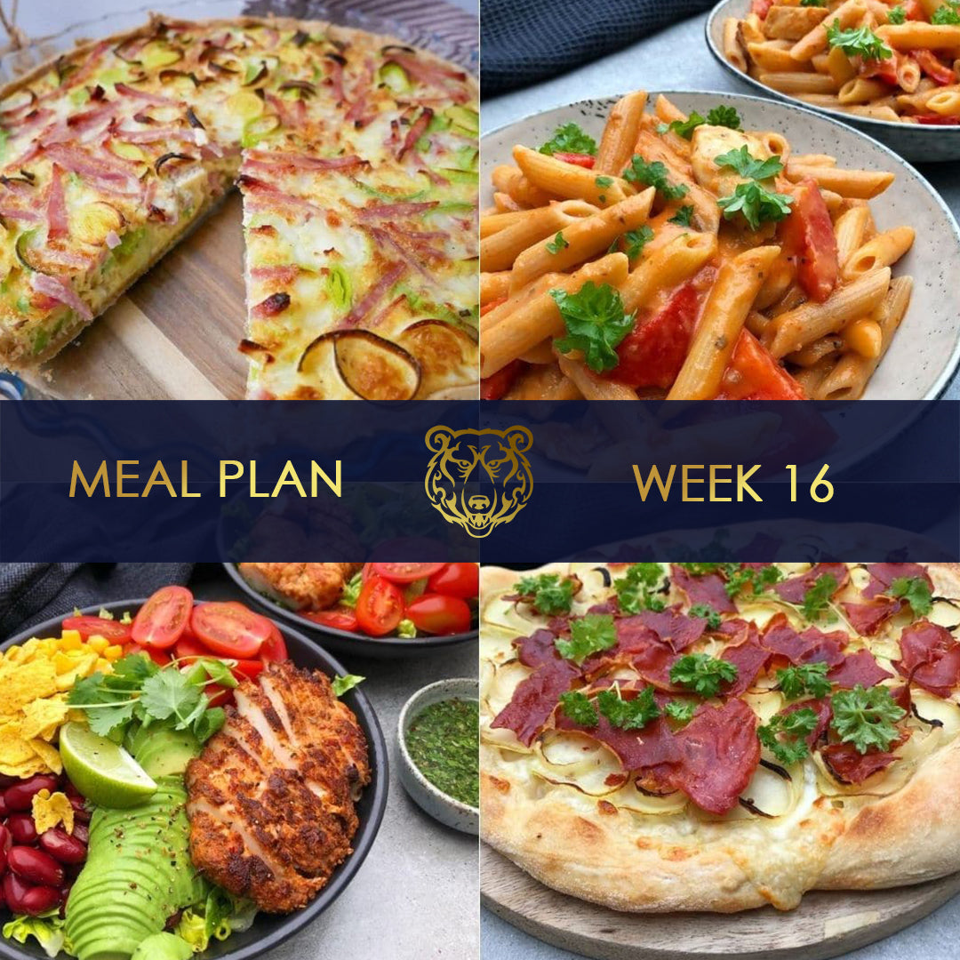 KUMA Meal Plan and Grocery List for Week 16